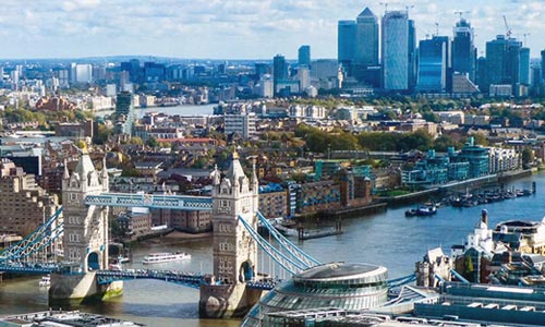 London bridge and skyline